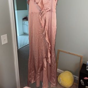 Boohoo cold shoulder dress